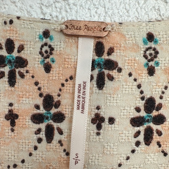 Free People Descanso Mini Dress Small Long Sleeve Boho - Picture 7 of 11
